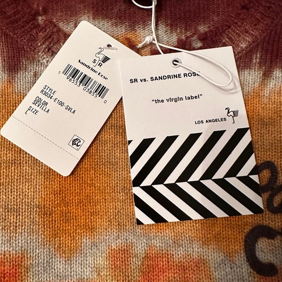 Sandrine Rose “Paradise Circus” Sweater - NWT - Size L - Picture 11 of 11